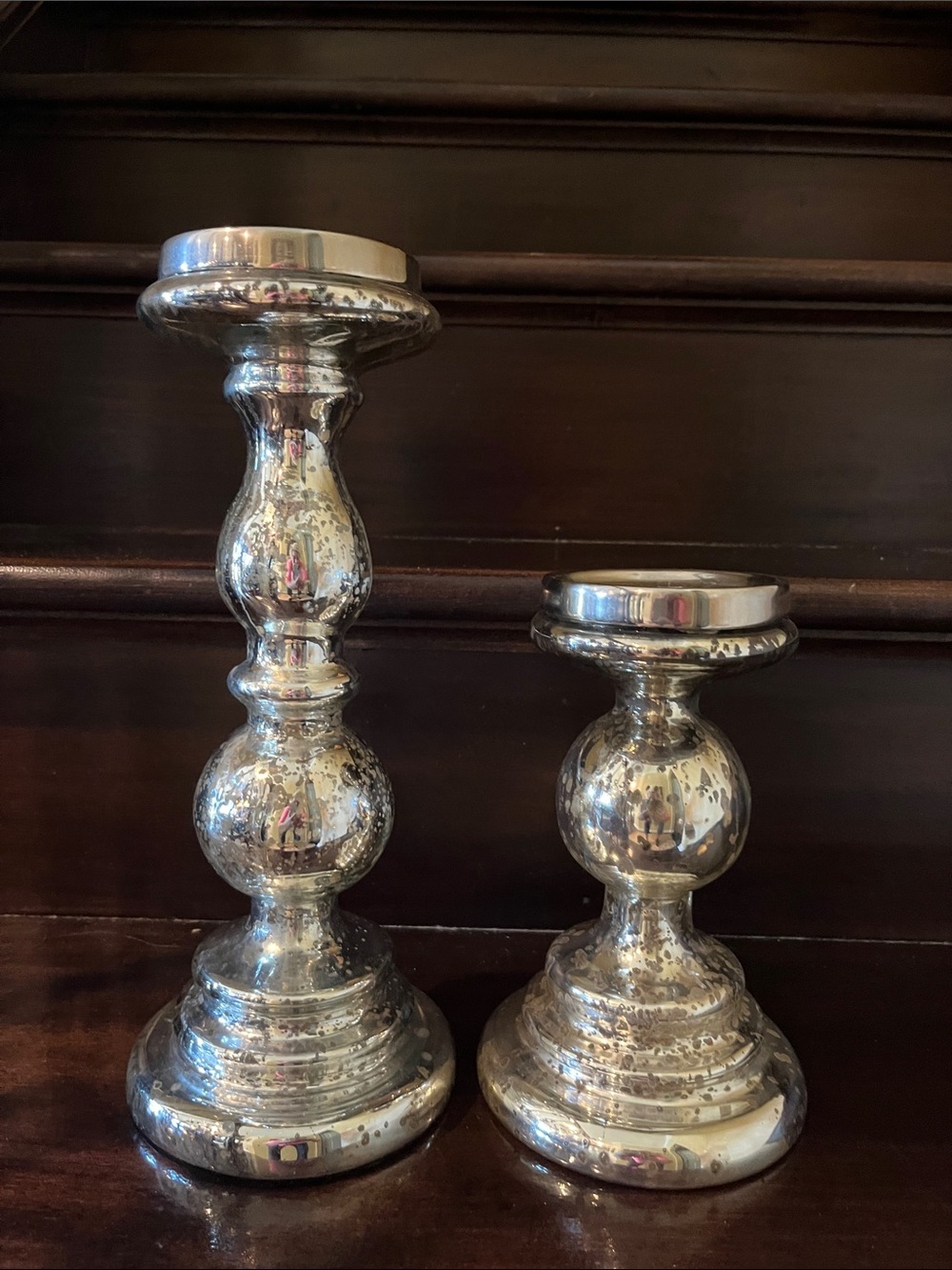 Pier 1 candle holders (2)